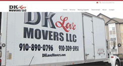 Desktop Screenshot of dklovemovers.com