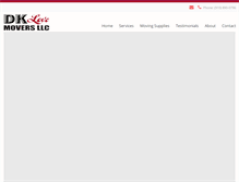 Tablet Screenshot of dklovemovers.com